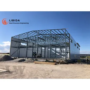 New Design Steel Structure Metal Warehouse Building Prefabricated Workshop Factory Buildings Multi-story Industrial Building