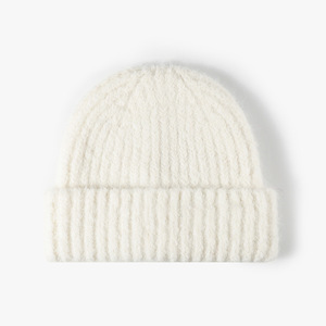 Gorro <span class=keywords><strong>de</strong></span> <span class=keywords><strong>lana</strong></span> <span class=keywords><strong>de</strong></span> mezcla gruesa y cálida para <span class=keywords><strong>hombre</strong></span>, estilo oversize, <span class=keywords><strong>con</strong></span> <span class=keywords><strong>orejeras</strong></span>, elegante, para exteriores, <span class=keywords><strong>de</strong></span> alta calidad, personalizado <span class=keywords><strong>de</strong></span> fábrica, para mujer - Product Image 3
