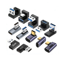 Adaptateurs USB multi-modèles prêts à l'emploi, Type C mâle vers femelle, connecteurs coudés à 90 degrés, en L, en U, ouvertures verticales