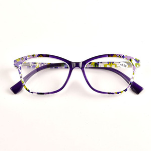 <span class=keywords><strong>Lunettes</strong></span> de lecture PC à imprimé floral <span class=keywords><strong>en</strong></span> gros pour femmes, montures colorées à charnière à ressort, OEM ODM, <span class=keywords><strong>lunettes</strong></span> presbyopes <span class=keywords><strong>en</strong></span> vrac - Product Image 4