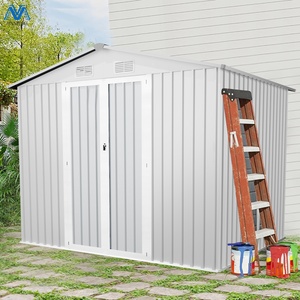 <span class=keywords><strong>Abri</strong></span> métallique préfabriqué extra large en acier galvanisé thermolaqué avec kit <span class=keywords><strong>d</strong></span>'ancrage, montage facile, mobilier <span class=keywords><strong>de</strong></span> <span class=keywords><strong>jardin</strong></span> <span class=keywords><strong>à</strong></span> <span class=keywords><strong>vendre</strong></span> - Product Image 1