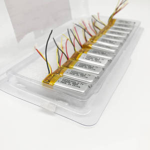 Индивидуальные литиевые аккумуляторы 3.7В малой емкости (80мАч, 100мАч, 140мАч, 160мАч, 180мАч, 200мАч) для беспроводных наушников, сертифицированные CE/IEC - Product Image 4