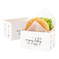Pain Sandwich Premium Boîte À Sushi À Emporter Recyclable Gâteau Pâtisserie Emballage Biodégradable Boîte À Hamburger Personnalisée