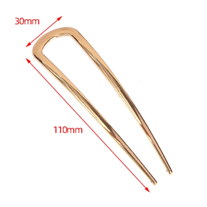 Vente en gros d'épingles à <span class=keywords><strong>cheveux</strong></span> en métal en forme <span class=keywords><strong>de</strong></span> U Bâtons <span class=keywords><strong>de</strong></span> <span class=keywords><strong>cheveux</strong></span> pour femmes pour brioches Coiffures chignons <span class=keywords><strong>de</strong></span> <span class=keywords><strong>mariage</strong></span> - Product Image 4