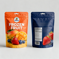 Sacs Doypack Personnalisés en Gros pour Frites Surgelées et Fruits – Emballage Plastique Mylar à Fond Plat