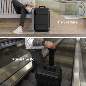 Échantillon gratuit matériel ABS / PP durable étui de transport et de protection IP67 noir étanche boîtier en plastique dur avec mousse - Product Image 5