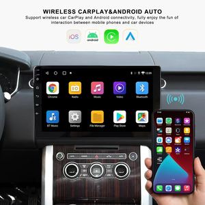 Radio de Coche Android de 9\" y 10\" con Doble <span class=keywords><strong>DIN</strong></span>, Navegación GPS Integrada, Reproductor de DVD para Coche con FM/AM, Cámara de Visión Trasera, Compatible con Carplay - Product Image 4
