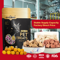 Friandises lyophilisées nutritives pour animaux de compagnie, viande fraîche, riches en protéines, alimentation crue, pour toutes les générations, chiens et chats, OEM ODM, vente en gros
