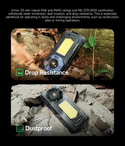 Ulefone Armor 33 โทรศัพท์มือถือที่ทนทาน มาตรฐานกันน้ำ IP68 กล้อง 50MP พร้อมระบบมองเห็นในที่มืด รองรับการชาร์จเร็ว 66W แบตเตอรี่ 25500mAh หน้าจอ 6.95 นิ้ว 120Hz แรม 12GB ความจุ 512GB ระบบปฏิบัติการ Android 15 รองรับ LTE - Product Image 5