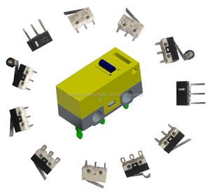 Microinterruptor Cherry de 3A 125V CA, Palanca Kw3, Mini Mouse, Circuito SPDT - Product Image 6