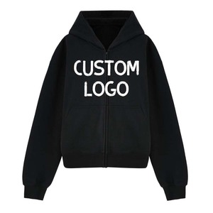 Vintage Acid Wash Full Zip Hoodie <b>Men</b> Oversized Open Front Hooded <b>Sweatshirt</b> Streetwear Jacket Support Custom Logo Wholesale - Product Image 3