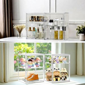 Tùy chỉnh Acrylic hiển thị trường hợp với 1 có thể tháo rời chia PMMA hộp lưu trữ với 1 cửa từ cho cửa hàng nhà hoặc văn phòng - Product Image 6