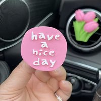 Diffuseurs de parfum pour voiture en forme de tulipe élégante, clip de ventilation, décoration intérieure, cadeaux pour femmes, nouveau désodorisant pour voiture