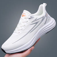 Nouvelles chaussures de course respirantes en mesh pour hommes, avec semelle en caoutchouc antidérapante, pour l'entraînement en plein air