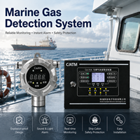 Système de détection de gaz marin antidéflagrant, détecteur de gaz combustible, CO, oxygène, fréon R22, contrôleur d'alarme pour la salle des machines du navire