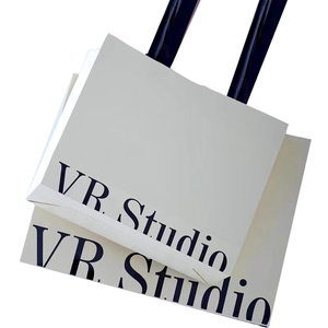 Custom Recyclable Art Paper Shopping Bags Supermarket Gift Bags for Exhibition & Promotion Minimum Order Quantity <b>Small</b> Colored - Product Image 4