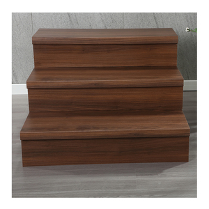 Châu Âu sồi hiện đại nổi cầu thang T & G cài đặt chải kết thúc tùy chỉnh cầu thang Kit cho trong nhà/ngoài trời - Product Image 2