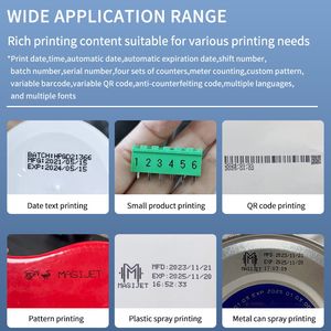 Industrielle Chargen-EXP-Druckmaschine Effizienter Tinten strahl drucker Tinten sichere stabile Codierung 600dpi Auflösung für Card <span class=keywords><strong>Flex</strong></span> - Product Image 5