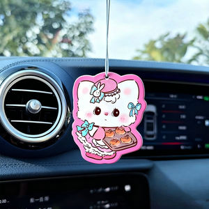 Super Starker Langanhaltender Duft Individuelles Logo Luxus Papier Auto Lufterfrischer Verschiedene Düfte Kundenspezifischer Lufterfrischer - Product Image 3