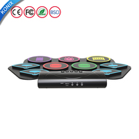 Instrument de musique Batterie acoustique numérique Ensemble de percussions Pad professionnel Batterie électronique