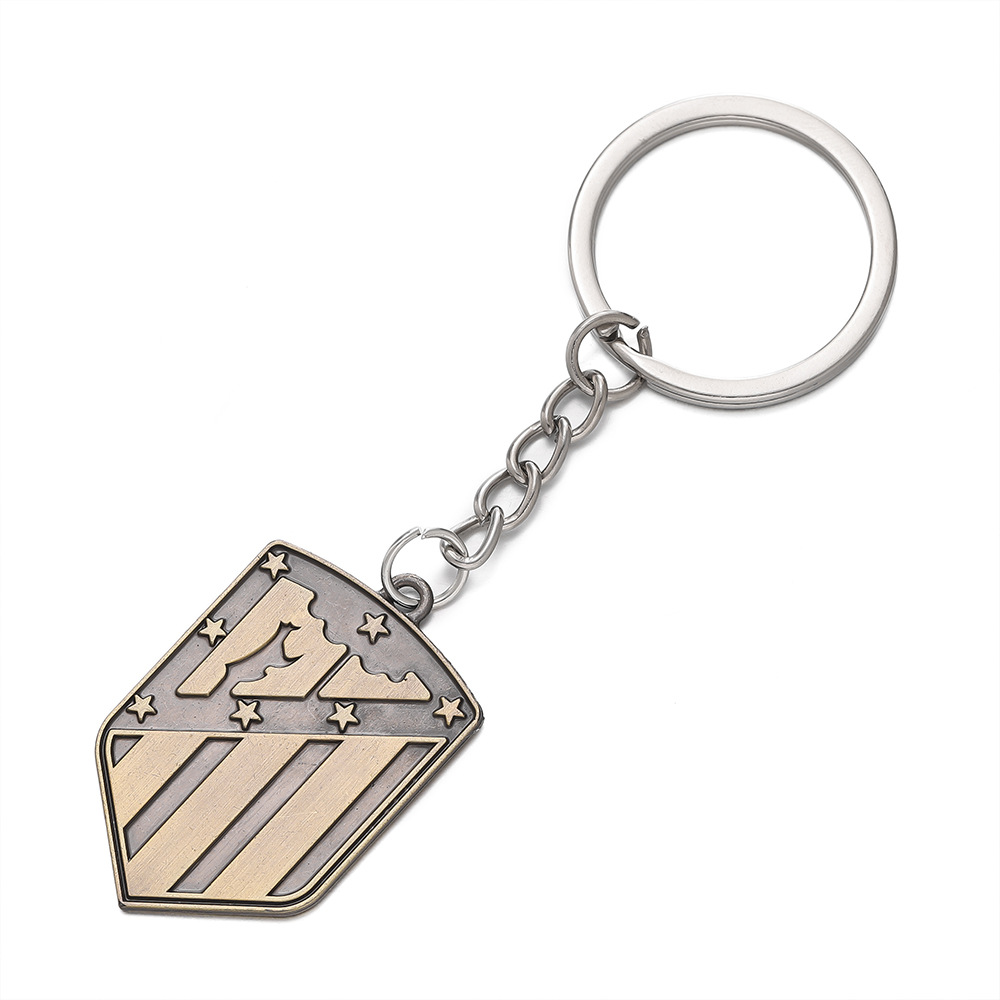 Atletico Madrid-metal football keychain