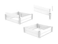 Box de mise bas modulaire pour chiots en PVC avec clôture, enclos de jeu pour chiots en PVC, clôture de jeu pour animaux de compagnie en PVC coupe-vent