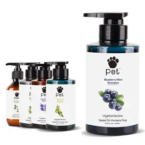 OEM Customized Private Label Logo Cats Dogs Pet Shower Gel Washing Natural Organic Pet Shampoo and Conditioner Pet Shampoo