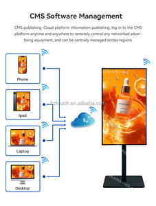 Écran <span class=keywords><strong>LCD</strong></span> de signalisation numérique pour vitrine, haute luminosité 2500 nits, pour usage en magasin, 43'' 50'' 55'' 65'' - Product Image 6