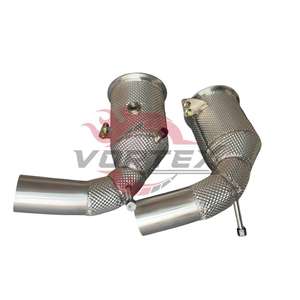 Tubo de Escape de Alto Flujo Vortex 304 con Catalizador para Porsche 992 Turbo S 3.8T 2020-2025 con Protector Térmico, Sin Luz de Advertencia de Motor - Product Image 4