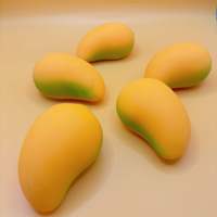 Jouet anti-stress en forme de mangue, souple et remodelable, à rebond lent, pour la décompression, vente en gros