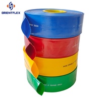 Tuyau plat en PVC flexible de 3/4, 1, 2, 3, 4, 5 pouces, 4 à 6 bars, pour irrigation