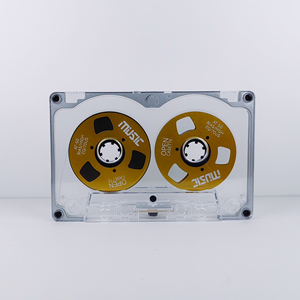 Transparent Audio Cassette Tape Case Blank <b>Reel</b> Tape Collectible <b>Vintage</b> Shell for Cassette Player - Product Image 4