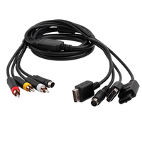 RGB RGBS Kabel für Nintendo N64 64 SNES NGC Videokonsolen CRT Monitor Sync Video-Audio-Kabel für Bitfunx Composite Wire AV Line