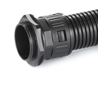 Gaine de protection pour câbles et fils en plastique de couleur personnalisable, gaine en PE enterrée avec une bonne flexibilité, type de raccordement, conduit