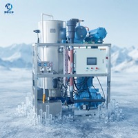 Machine à glace en tubes commerciale Haiyue Industrial de 1, 2 et 3 tonnes, pour la production de glace solide et creuse, avec certification CE, fabriquée en Chine
