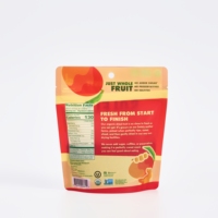 Sachet d'emballage refermable en Mylar imprimé sur mesure, à fermeture éclair, en plastique, pour snacks, chips et bœuf séché, fabrication directe