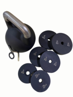 Kettlebell de compétition réglable et durable en acier moulé de 32 kg, revêtement poudré, pour usage en salle de sport - Offre Spéciale