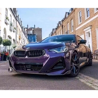 Kit carrosserie MP Style en fibre de carbone pour BMW Série 2 G42 M240i : Lame avant, diffuseur arrière, aileron arrière, jupes latérales, calandre