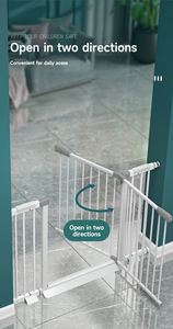 Barrera de Seguridad Alta para Bebés y Niños, para Mascotas y Perros, para Escaleras y Puertas, Ecológica, 70x76cm, Metal ABS, Guangdong, China - Product Image 6