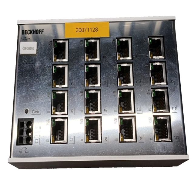 New Original Ready Stock CU2016-0000 16-Port 10/100 Mbps RJ45 24V Ethernet Switch for PLC, PAC &Dedicated Ctrlrs