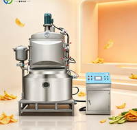 Machine à frire sous vide pour les fruits et légumes en tranches, machine à frire sous vide pour les collations croustillantes