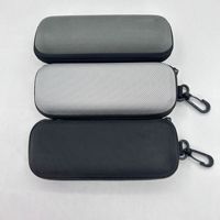 Étui à lunettes de soleil, lunettes de protection et lunettes de myopie en tissu Oxford rectangulaire, EVA, nouveau, anti-pression et anti-chute, multicolore, avec fermeture éclair et crochet