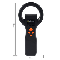Lector de Microchip para Animales de 134.2Khz, Memoria para 16000 Registros, Lector de Chip Animal FDX-B/FDX-A/HDX, Escáner de Microchip para Mascotas con USB y Bluetooth