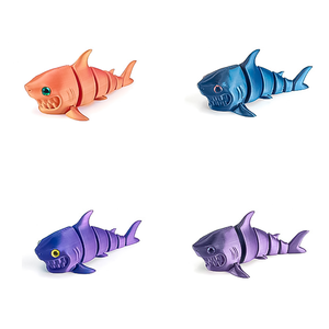 Figuras de Animales Marinos Impresas en 3D, Adornos Artesanales, Anguilas y Algas Articuladas en Vidrio, Figuras de Juguete Móviles, Estatuas - Product Image 5