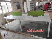 Pieds de table de bureau pour quatre personnes, fournitures directes d'usine de Guangzhou BERSON