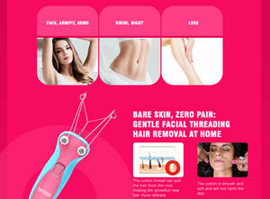 Épilateur électrique pour le visage Moehair Spring pour femmes - Utilisation domestique - Product Image 3