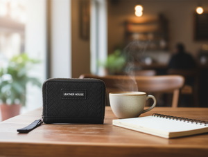 Portafoglio da Donna in Pelle, Formato Piccolo con Chiusura a Zip, Stile Minimalista per Uso Quotidiano - Product Image 2