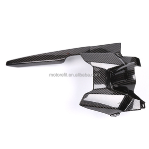 Motorrad Real Carbon Fiber Hinterreifen Hugger Kettens chutz Schlamm Kotflügel Verkleidung für Yamaha <span class=keywords><strong>MT07</strong></span> - Product Image 6