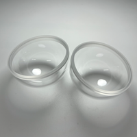 Dôme optique hémisphérique en acrylique, silice fondue, saphir ou sulfate de zinc avec revêtement antireflet pour l'imagerie sous-marine