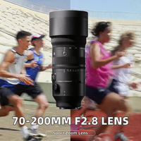 عدسة سيجما 70-200 مم F2.8 DG DN OS الأصلية المستعملة للتصوير الرياضي، عدسة تكبير تليفوتوغرافية كاملة الإطار 70 200 مم F2.8 DG لكاميرات مينولتا وسوني